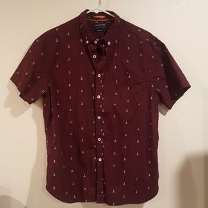 Anchor button down t-shirt